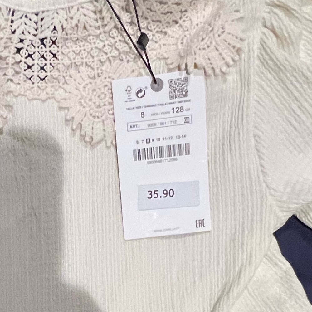 Brand New Zara girls Dress size 7